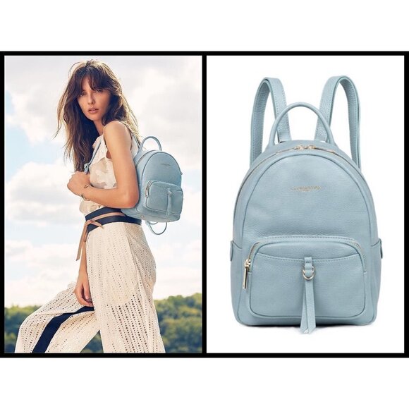 💕LANCASTER PARIS💕 Dune Leather Mini Backpack - Picture 1 of 16